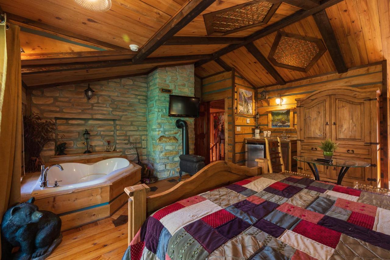 Domaine Riviere Sacacomie Hotel Saint-Alexis-des-Monts Buitenkant foto